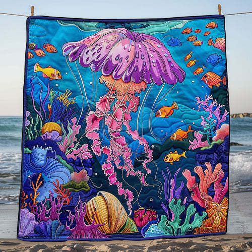 Jellyfish And Natural World WO1308028CL Quilt