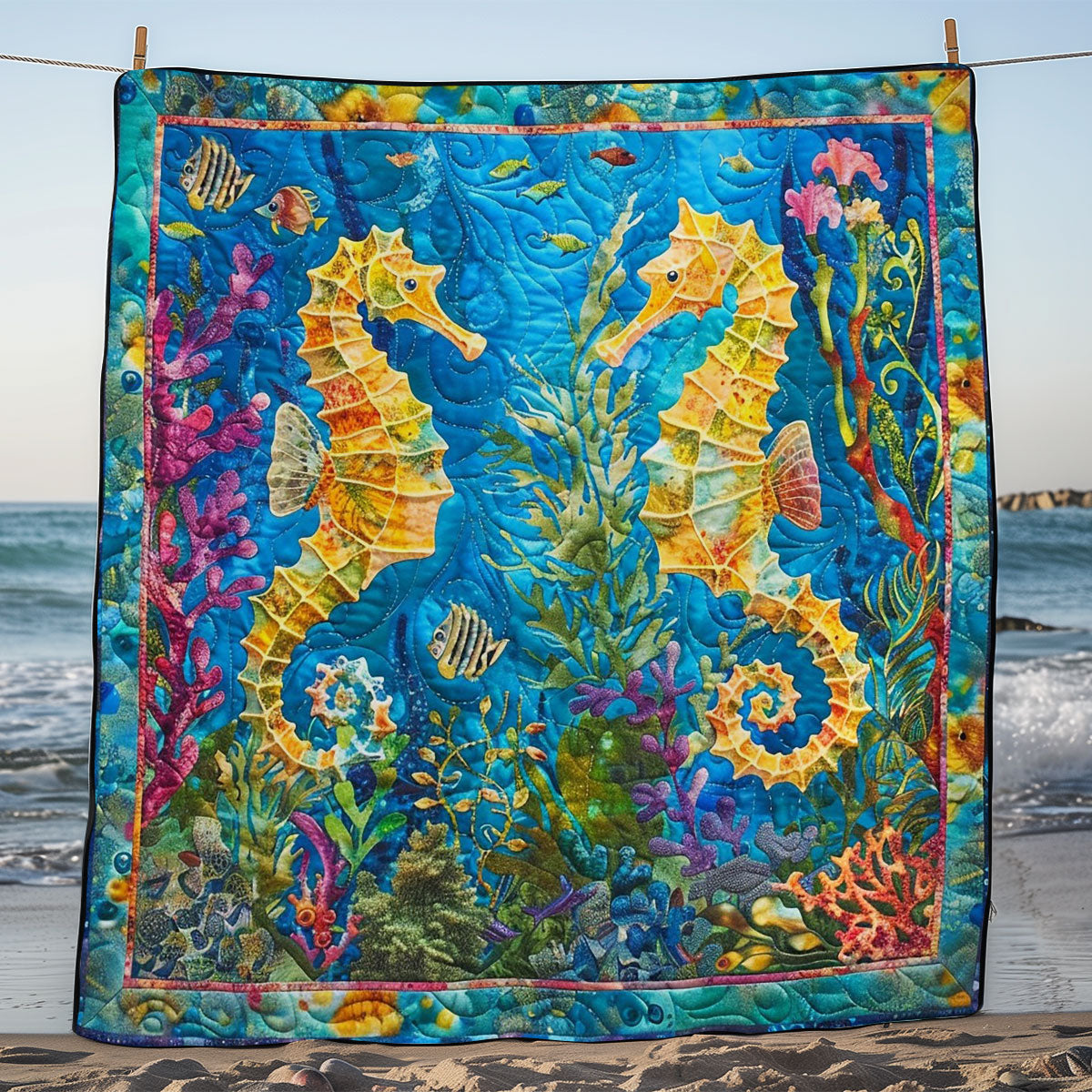 Ocean Animal Collection WM1408056CL Quilt