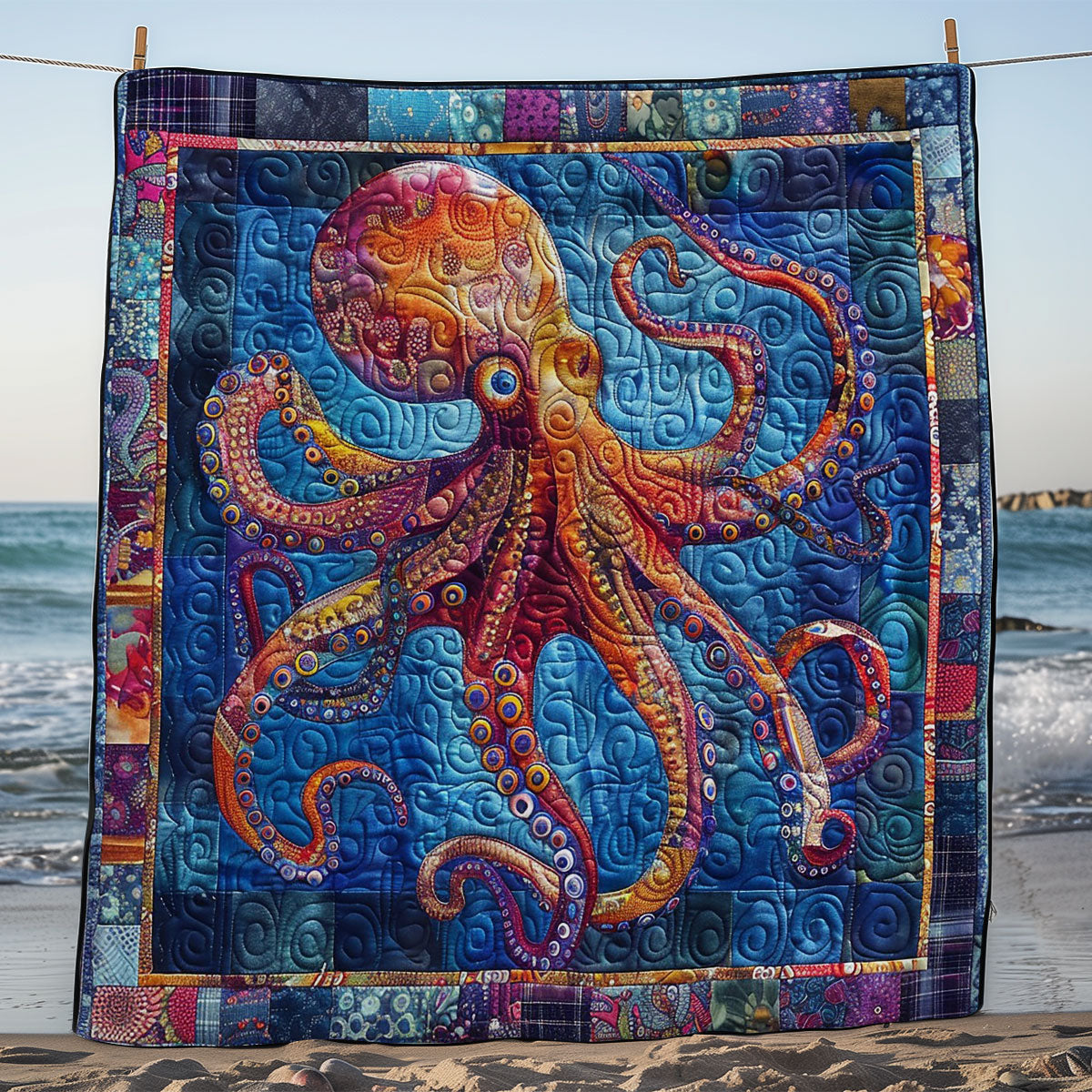 Octopus Tourist WM1508003CL Quilt