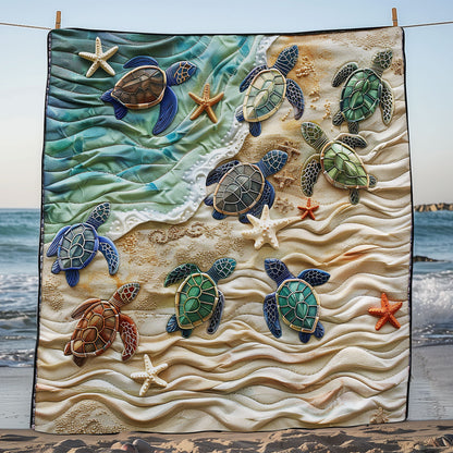 Sea Turtles XR1807001CL Quilt