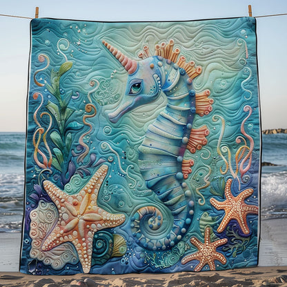 Seahorse Ocean WO1608016CL Quilt