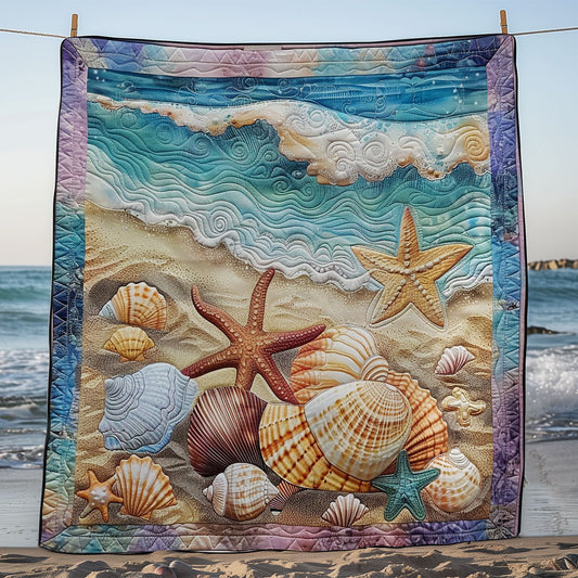 Seashell Ocean WO1608004CL Quilt