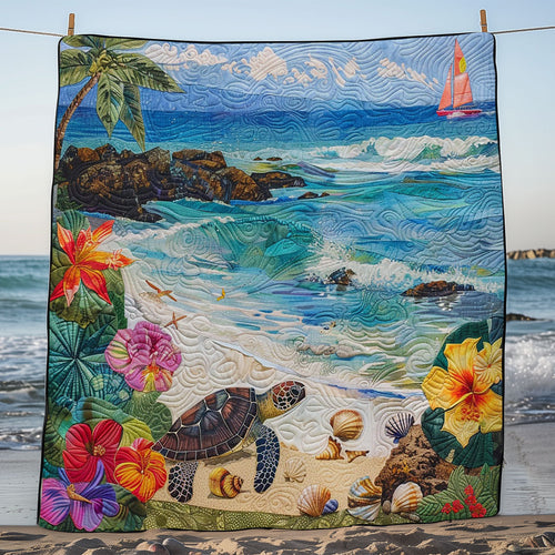 Turtle On Sand WM1508014CL Quilt