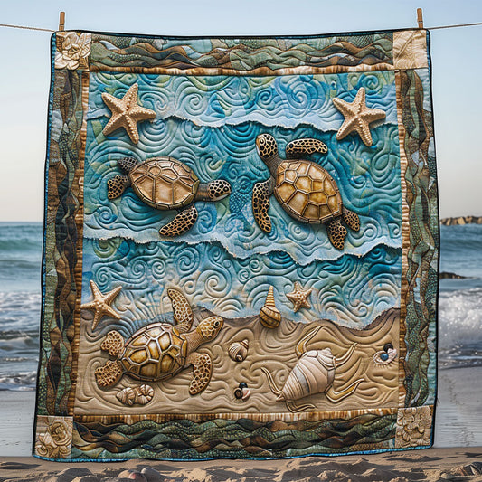 Turtles Sea WO1408015CL Quilt