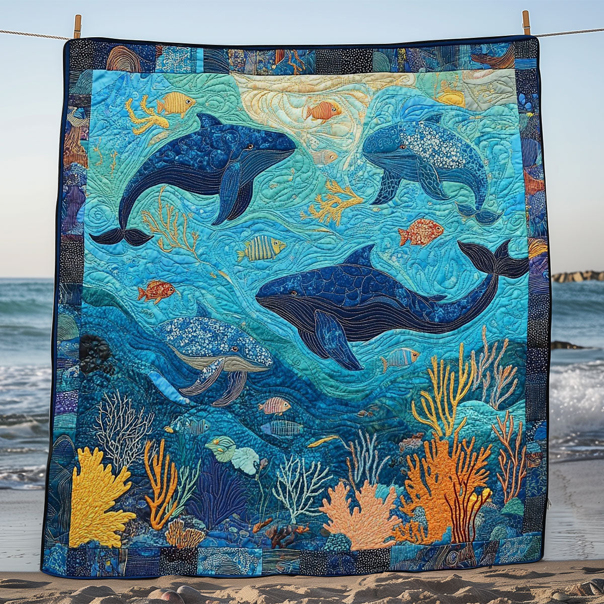 Whales WM1408057CL Quilt