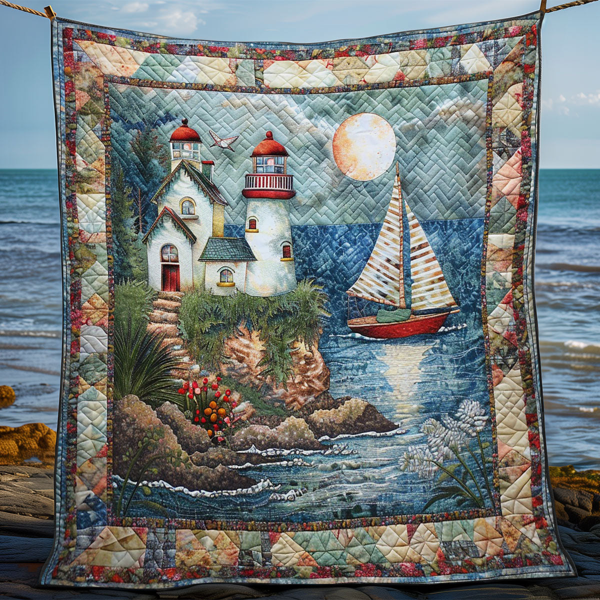 Beside Beach WM1008081CL Quilt