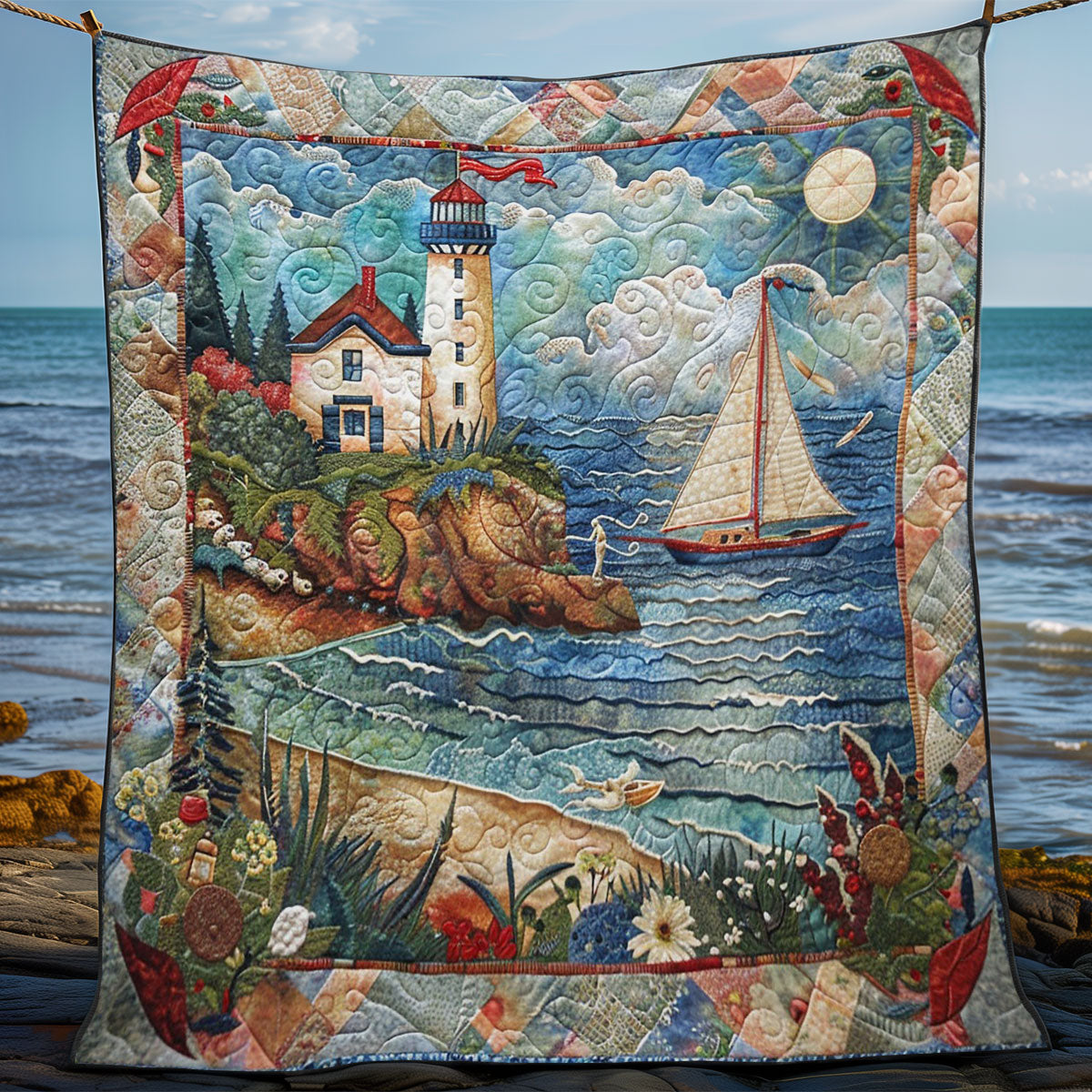 Beside Beach WM1008082CL Quilt