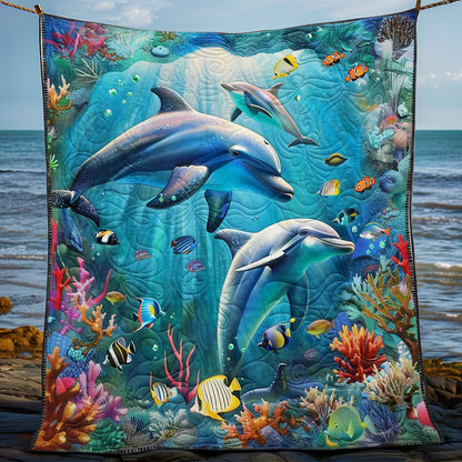 Dolphin Ocean WO2208006CL Quilt