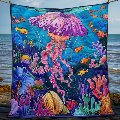 Jellyfish And Natural World WO1308028CL Quilt