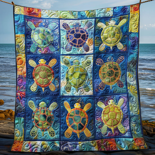 Sea Turtles WO1308022CL Quilt