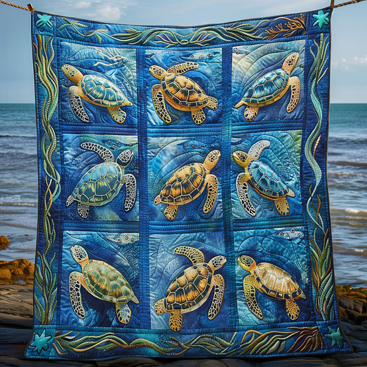 Sea Turtles WO2608032CL Quilt