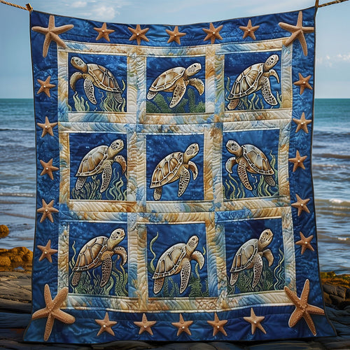 Sea Turtles WO2608035CL Quilt