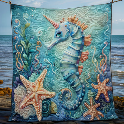 Seahorse Ocean WO1608016CL Quilt