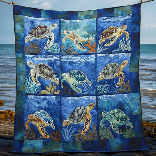 Turtle Ocean WO2308006CL Quilt