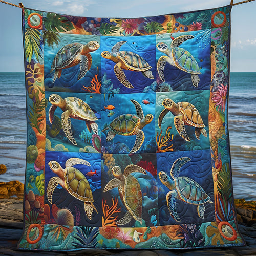 Turtles Sea WO2708028CL Quilt