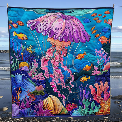 Jellyfish And Natural World WO1308028CL Quilt