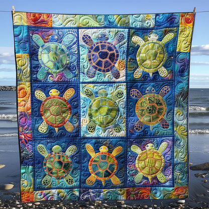 Sea Turtles WO1308022CL Quilt