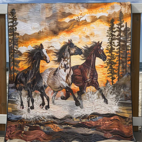 Running Horse WP1008020CL Quilt