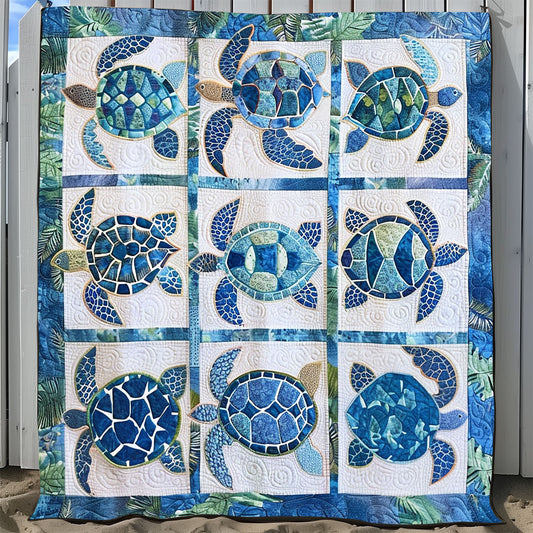 Blue Turtles XR0908037CL Quilt