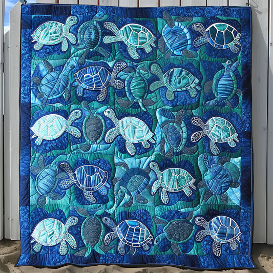 Love Sea Turtles XR0908010CL Quilt