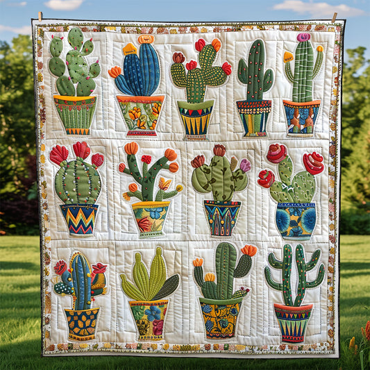 Cacti Delight XR1408007CL Quilt