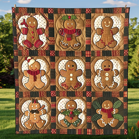 Cute Gingerbread Men XR2008003CL Quilt