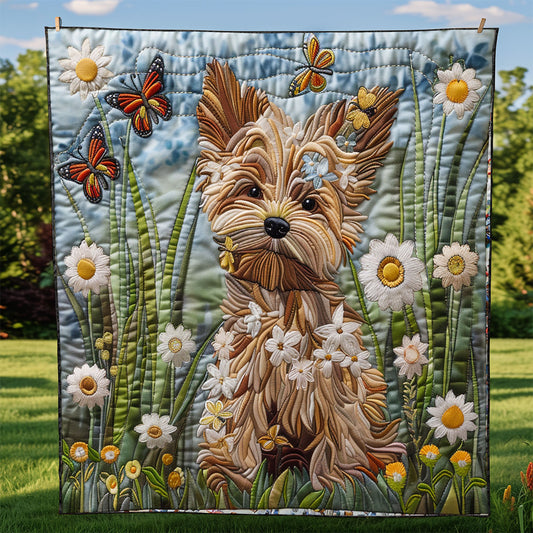 Cute Yorkshire Terrier XR2008028CL Quilt