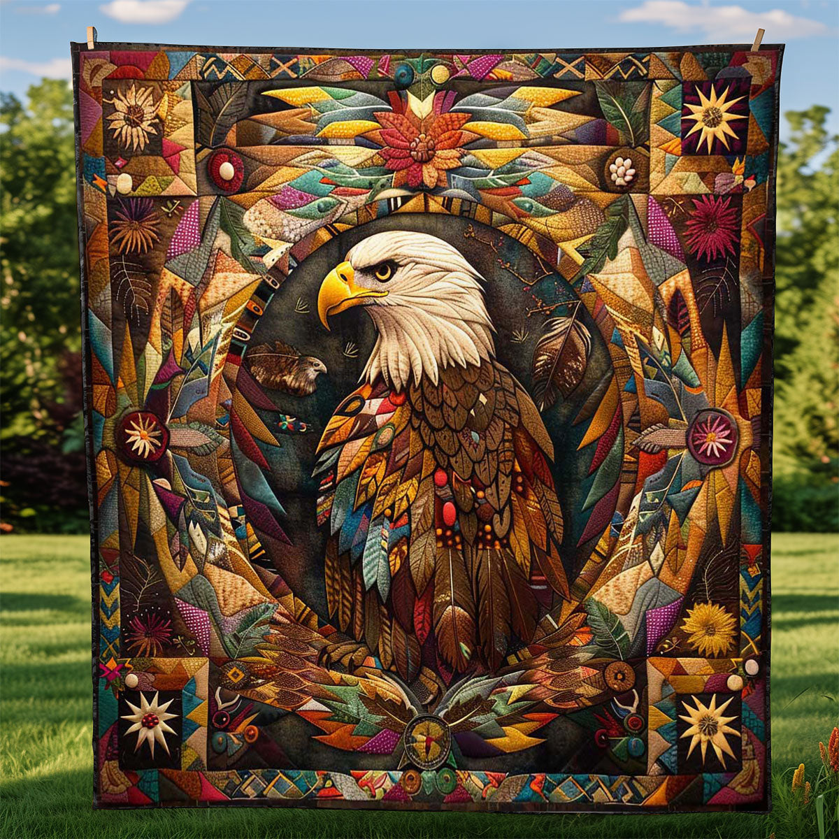 Eagle Native American WJ1908010CL Quilt