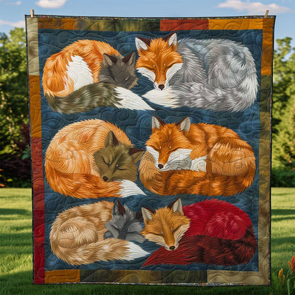 Fox Sleeping WP1008009CL Quilt