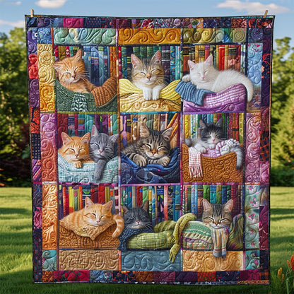 Happy Cat Sleeping XR2608004CL Quilt