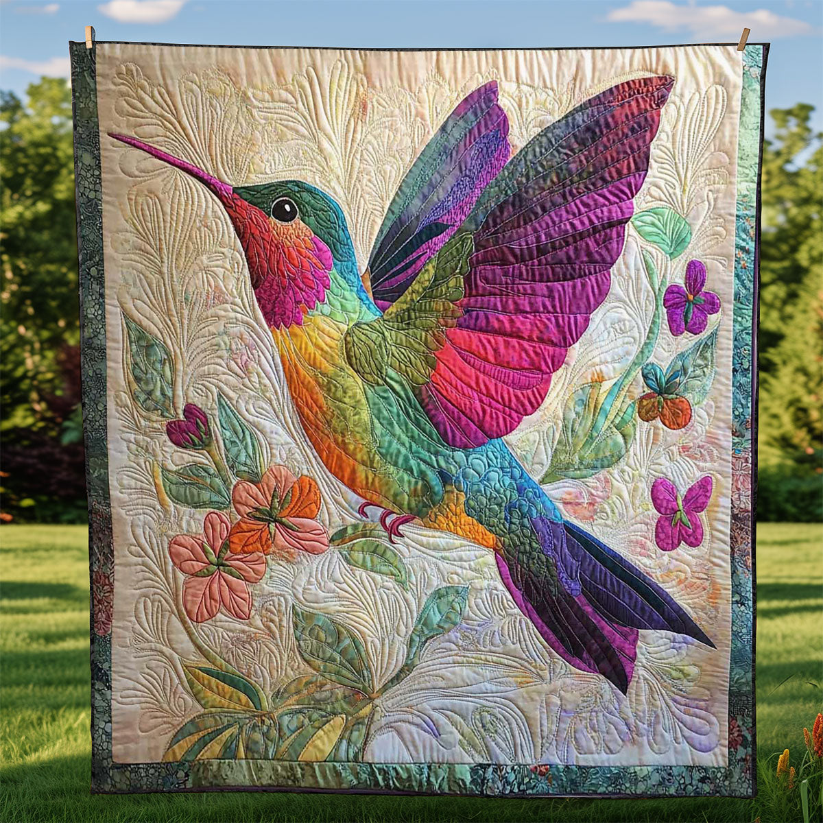 Hummingbird WJ1908015CL Quilt