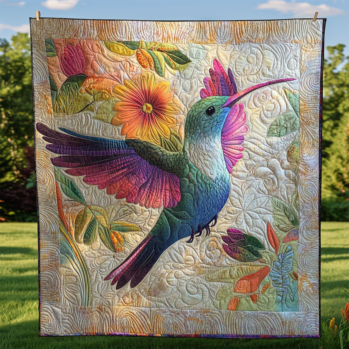 Hummingbird WJ1908016CL Quilt