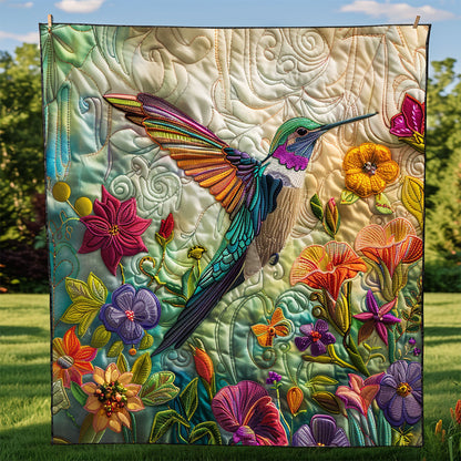Iridescent Hummingbird XR1908058CL Quilt