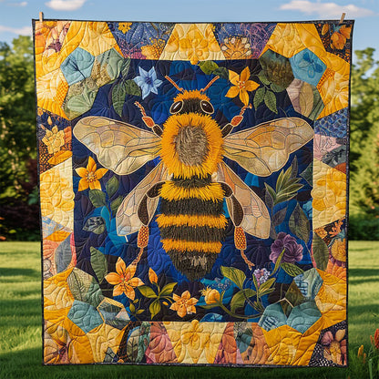 Queen Gold Bee WP1008016CL Quilt