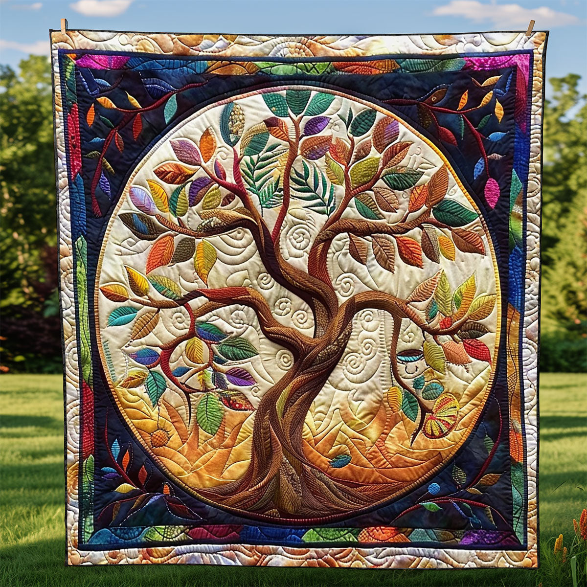 Timeless Tree XR2308009CL Quilt