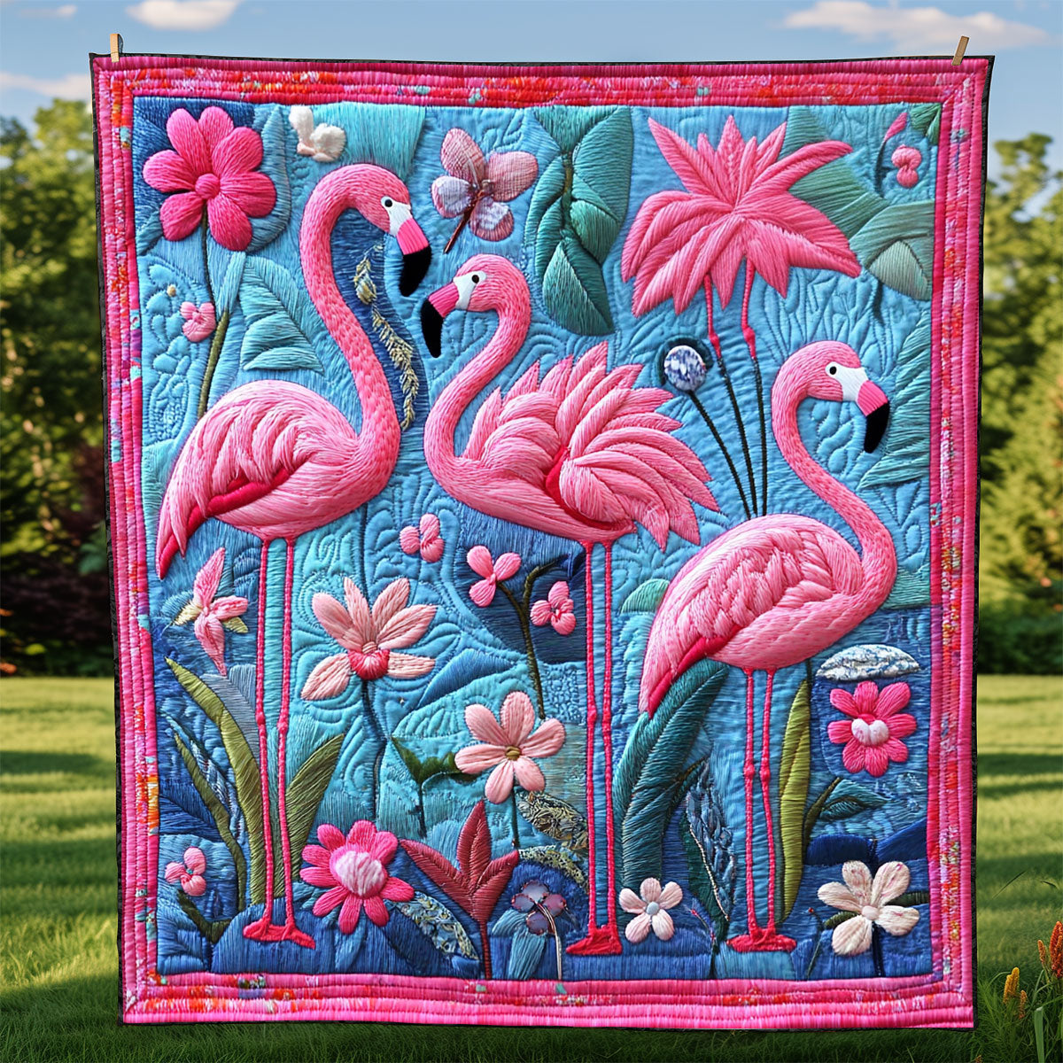 Tropical Oasis XR2208005CL Quilt