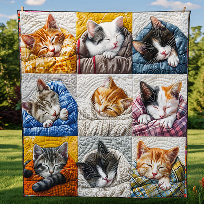 Sleeping Cozy Cat WG1408001CL Quilt