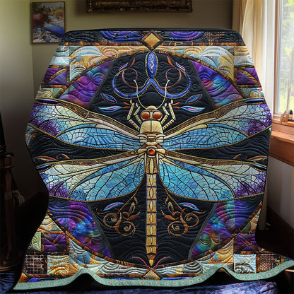 Purple Dragonfly WG2808001CL Quilt