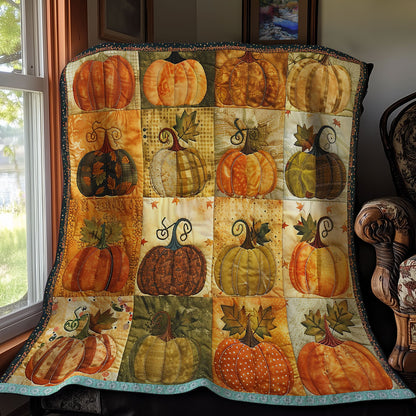 Autumn Pumpkins XR0509005CL Quilt