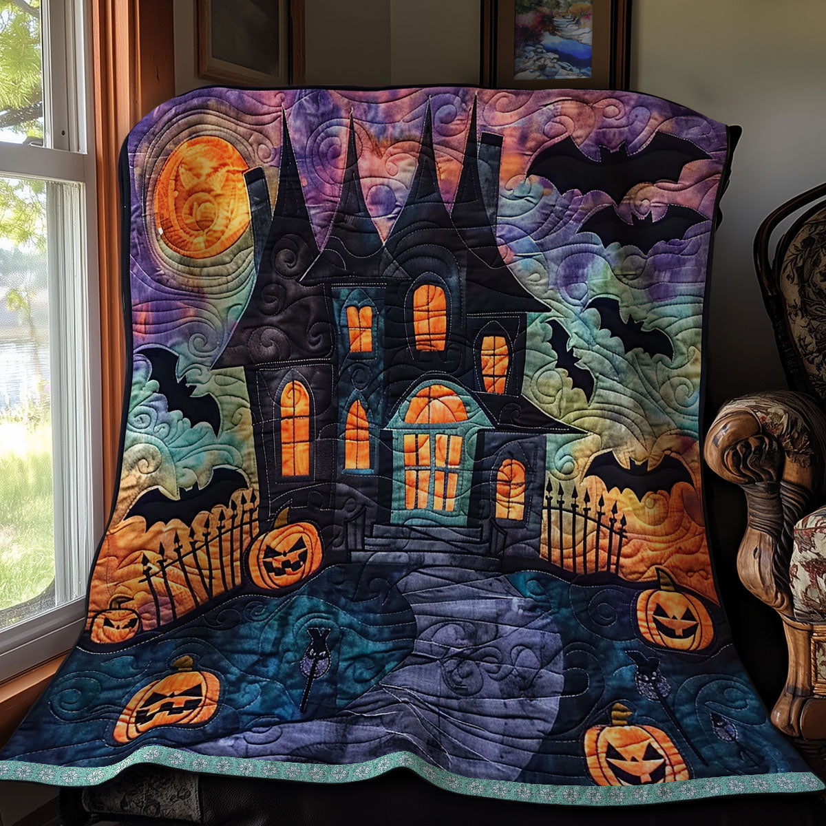 Haunted House XR0409011CL Quilt