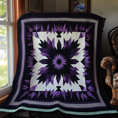 Purple Native American XR1309016CL Quilt