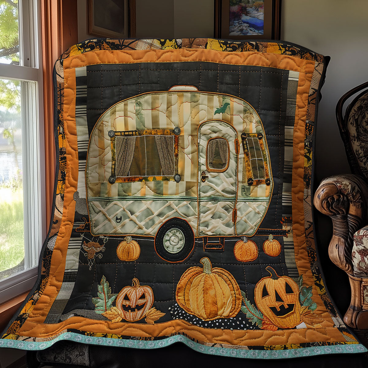 Spooky Camper XR3008016CL Quilt