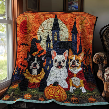 Witchy French Bulldogs XR3008023CL Quilt