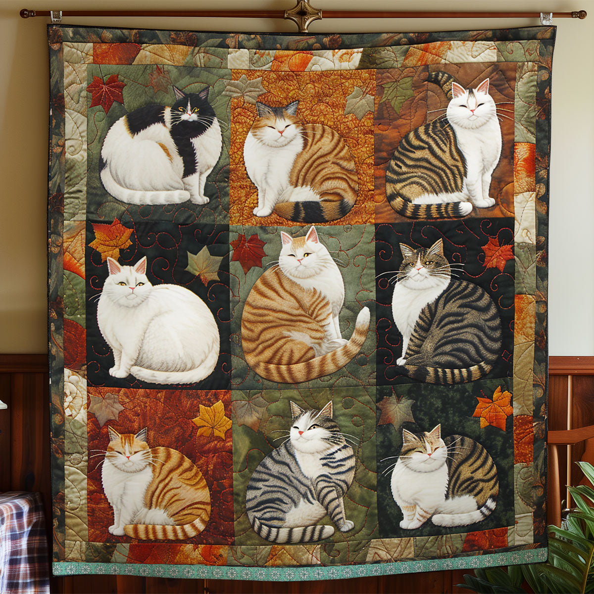 Baby Chubby Cats XR2808002CL Quilt