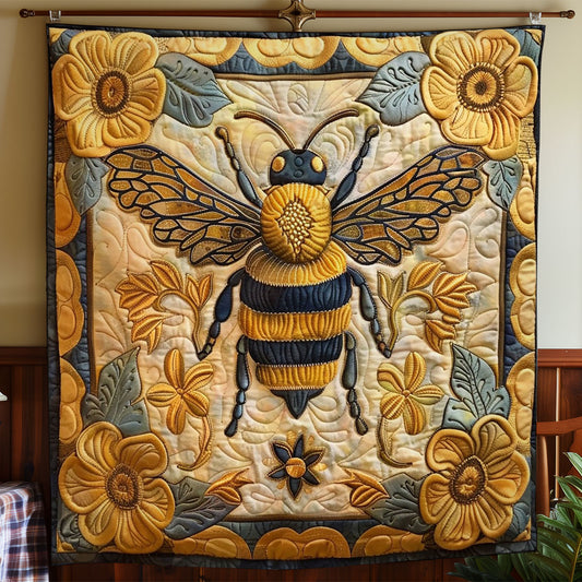 Bee Golden WO2708003CL Quilt