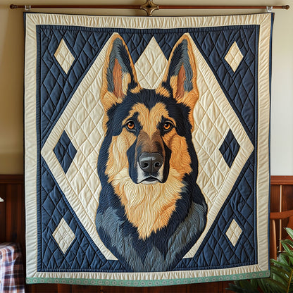 Brave German Shepherd XR1309006CL Quilt
