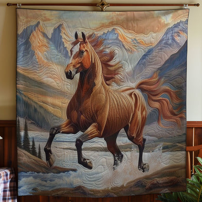 Brown Horse WO3008001CL Quilt