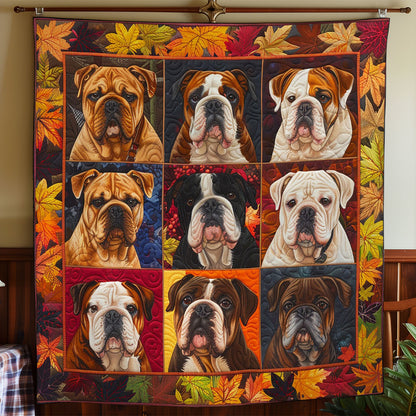 Bulldogs Autumn WO2208035CL Quilt