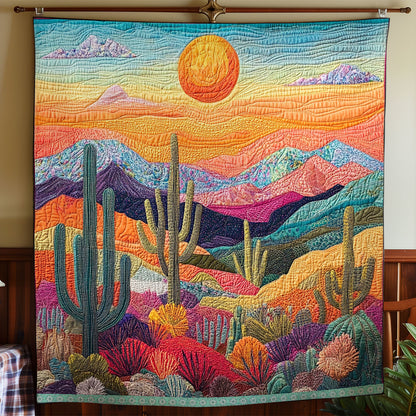 Cactus And Sun XR1009030CL Quilt