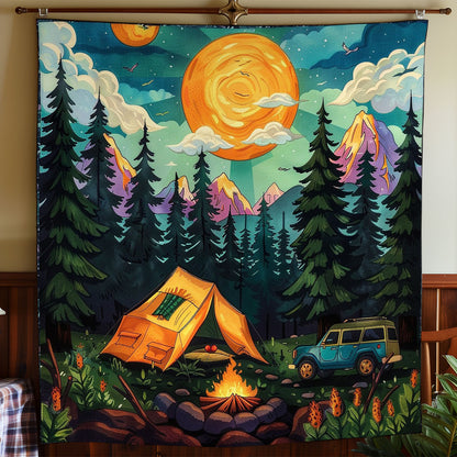 Camping In The Forest WO2208028CL Quilt